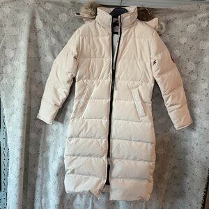 Canada Goose Mystique Puffer Coat (White)
